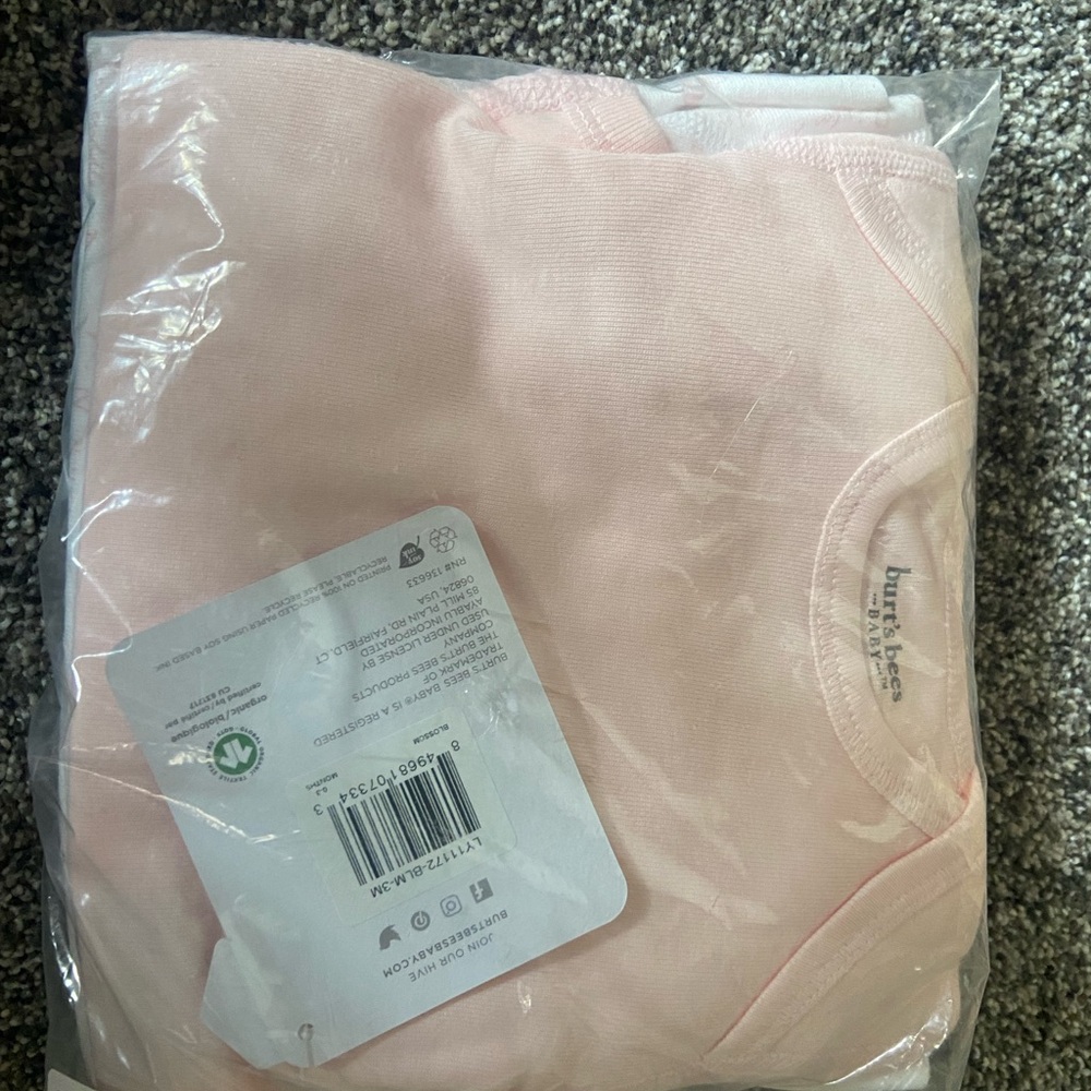 Burt’s Bees Baby Girl Onesies